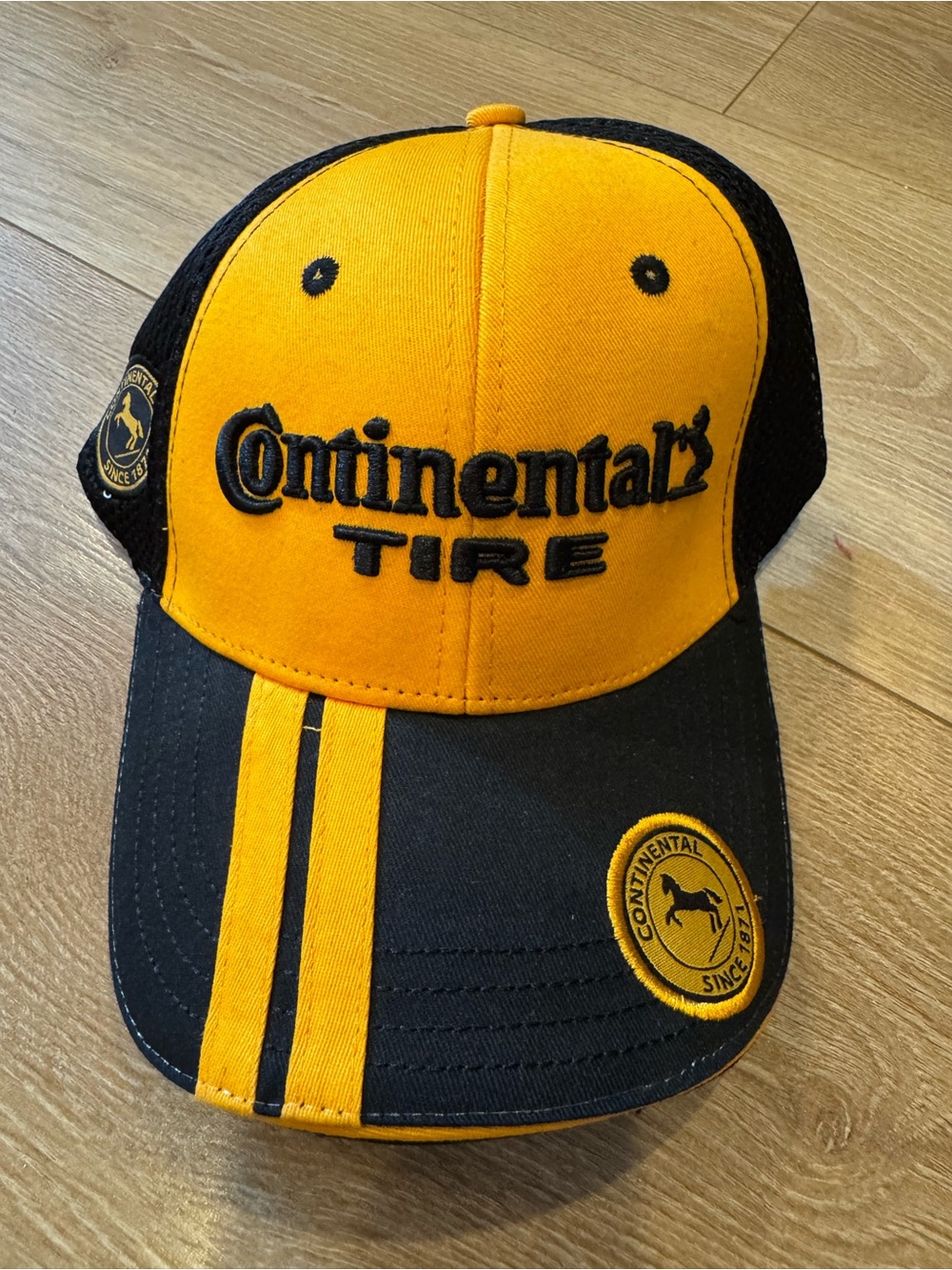 Continental Tire Men's Yellow & Black Logo Cap